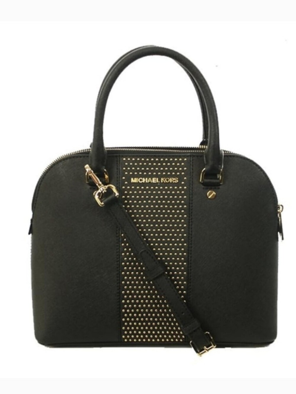 🌟 MICHAEL KORS "Cindy" Dome Satchel HANDBAG & WALLET 🌟